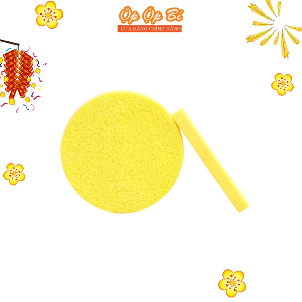 Bông Mút Bọt Biển Rửa Mặt Dạng Nén Giúp Giảm Dầu Bóng Nhờn, Lỗ Chân Lông To, Mụn Gây Hại, Làm Da Trở Nên Trắng Sáng