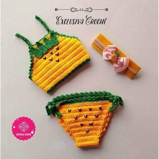 bikini cho bé gái hình trái cây