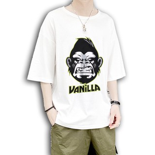 <SMLshop> ÁO THUN UNISEX MONKEY VANILA