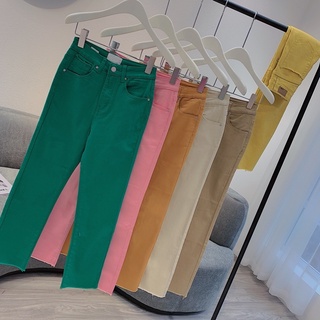 Quần jeans suông ống đứng 6 màu