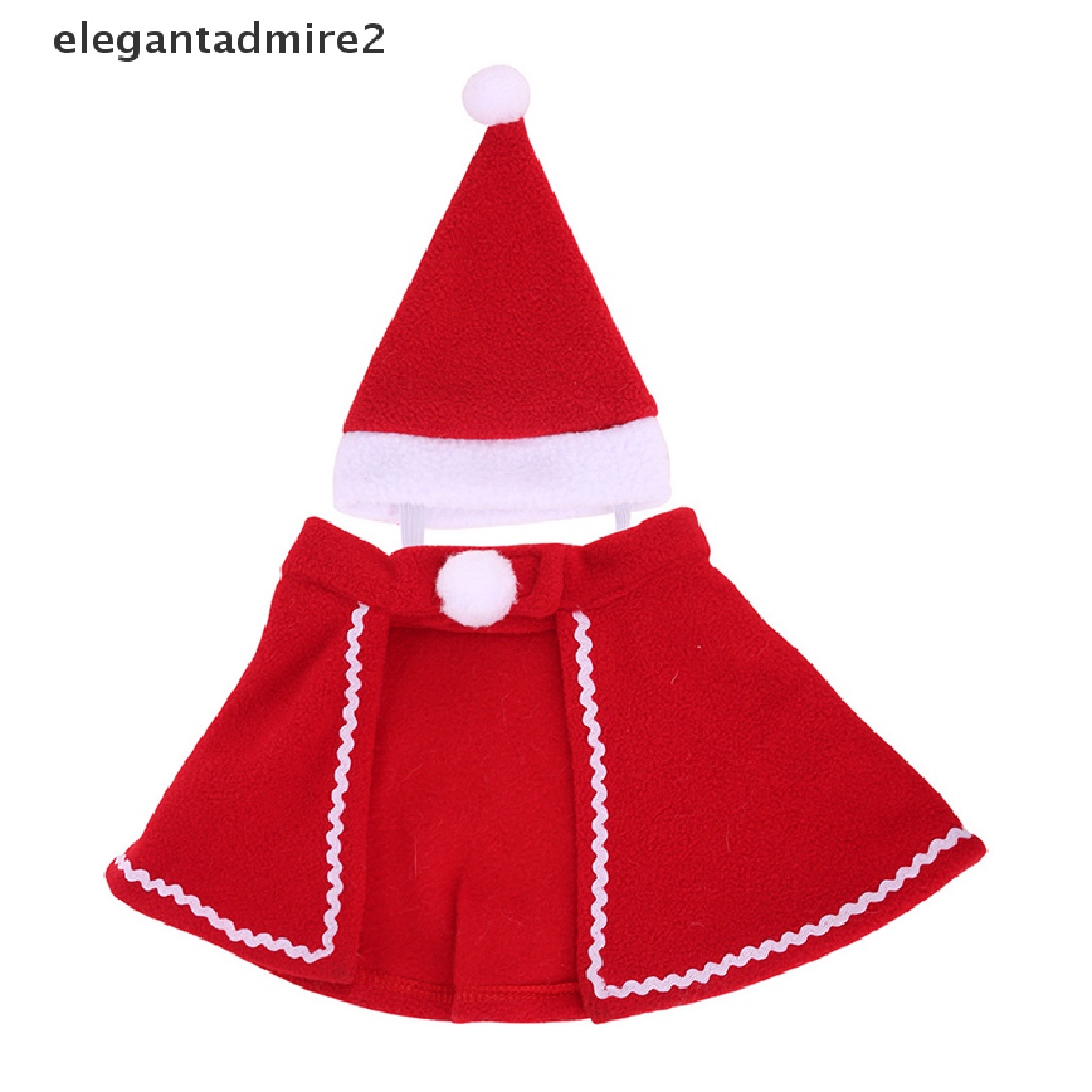 Bộ Áo Choàng + Nón Phong Cách Giáng Sinh Dễ Thương Cho Thú Cưng