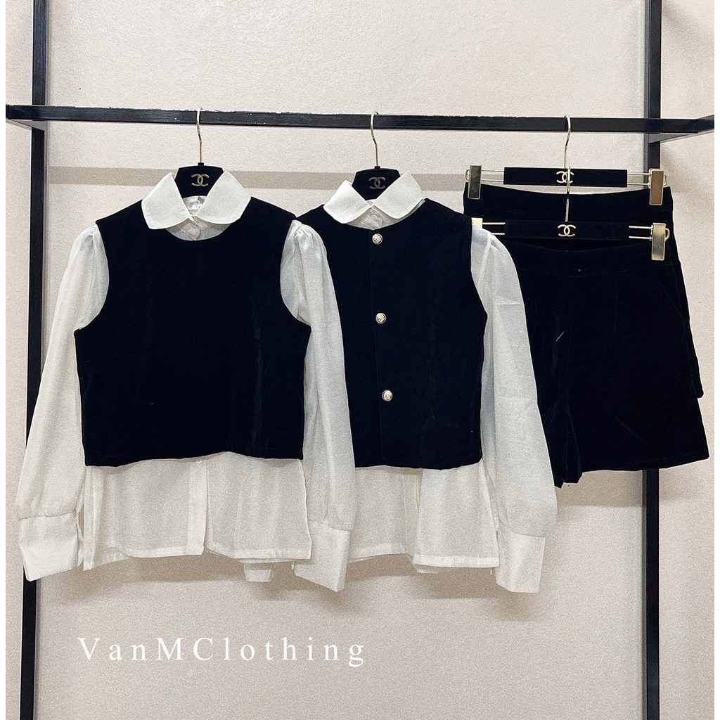 Set áo váy 3 món siêu xinh