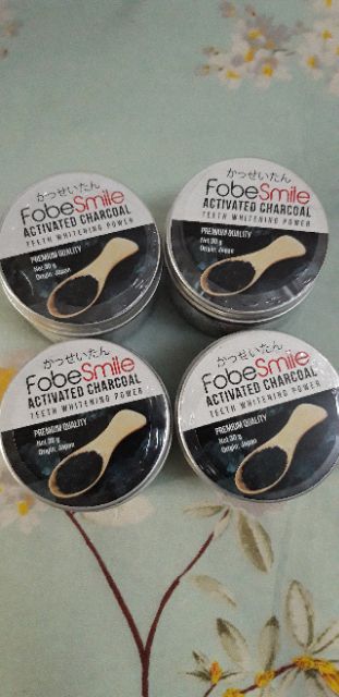 Bột trắng răng FobeSmile than hoạt tính MUA 1 TẶNG 1