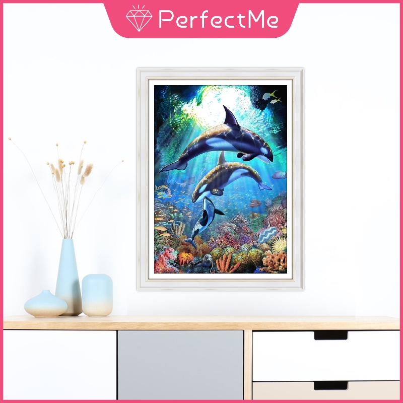 Bộ Tranh Đính Đá 5D Tự Làm 30 x 40Cm Hình Gia Đình Độc Đáo