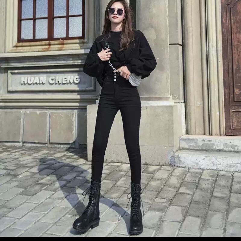 Quần Bò Giấy 3 Khuy Siêu Hách Chân | BigBuy360 - bigbuy360.vn