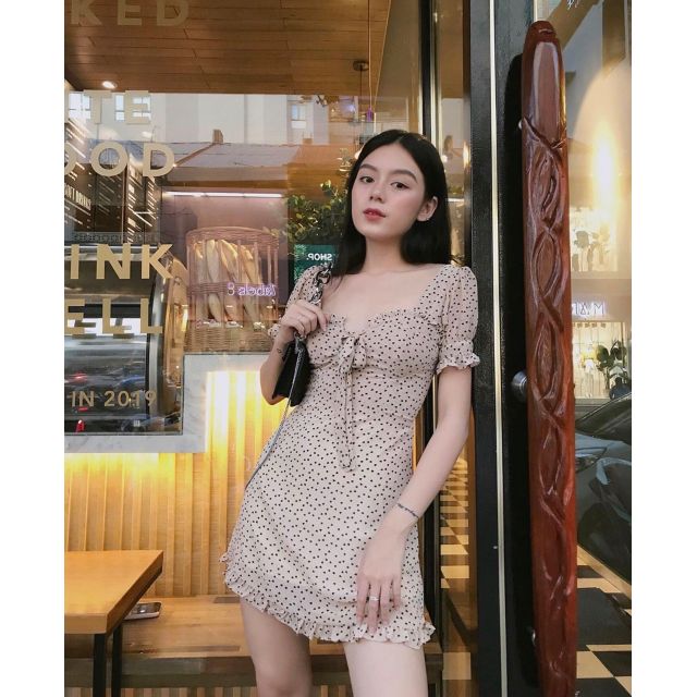 [ ĐẦM XINH KÈM ẢNH THẬT] ĐẦM ÔM VOAN LỤA HỌA TIẾT TRÁI TIM NHÍ HEART DRESS | BigBuy360 - bigbuy360.vn