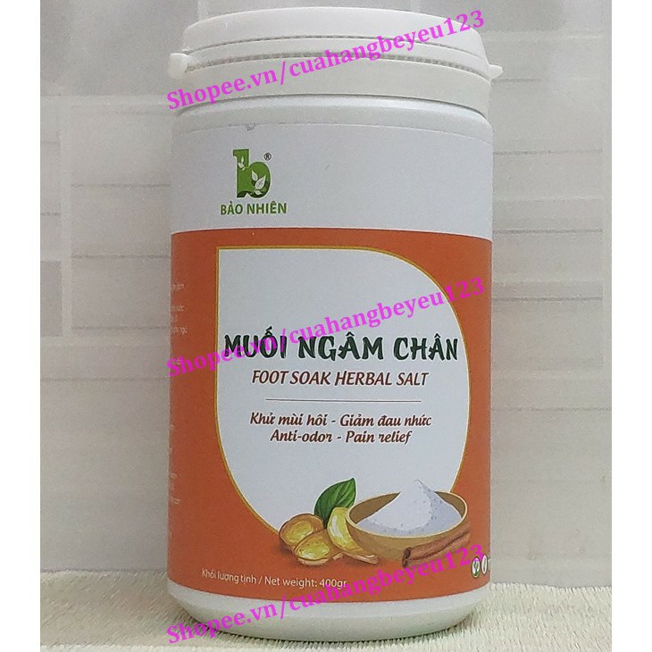 Combo 4 Hũ Muối ngâm chân giúp giảm đau nhức, an thần, ngủ ngon - Bảo Nhiên (Việt Nam)