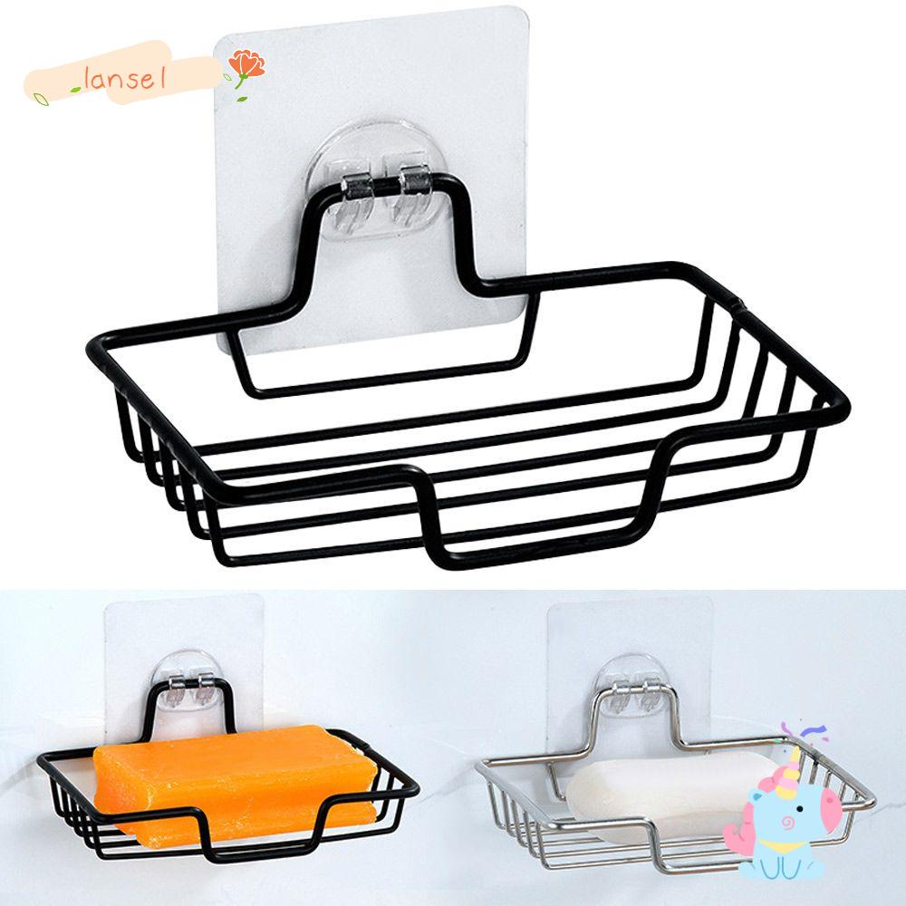 Khay Đựng Xà Phòng Hai Tầng Tự Dính Bằng Thép Không Gỉ 304