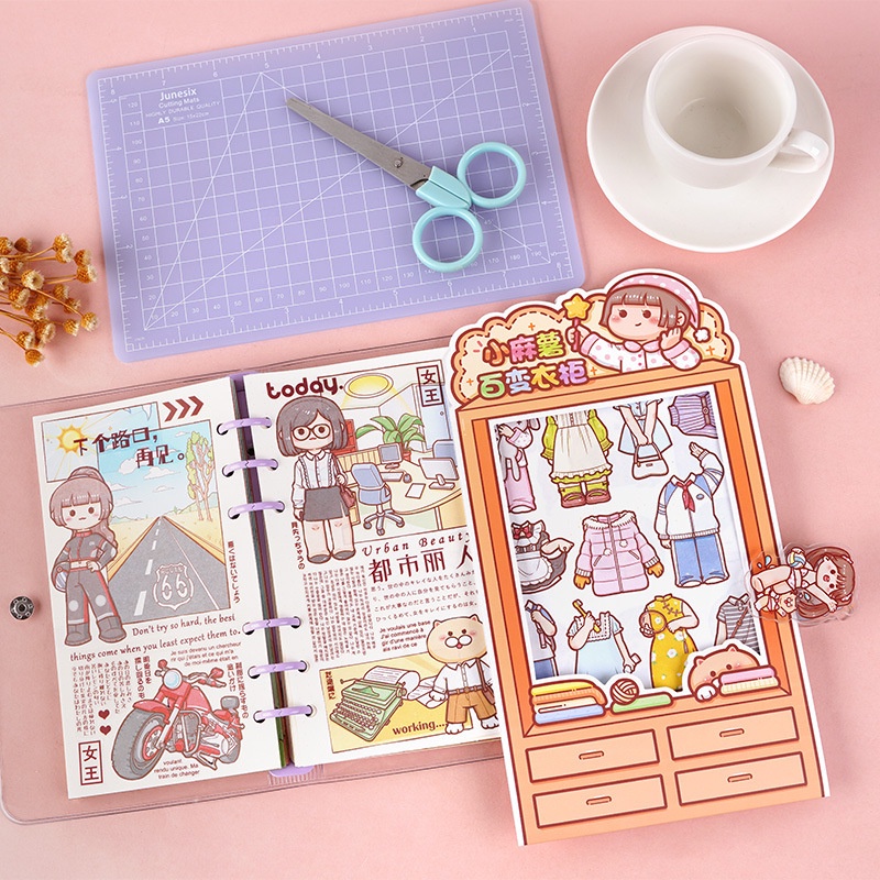 Set 20 Miếng Dán Nhỏ Nhắn Đa Dạng Họa Tiết Hoạt Hình Dễ Thương Trang Trí Tủ Quần Áo 2 Kiểu Khác Nhau