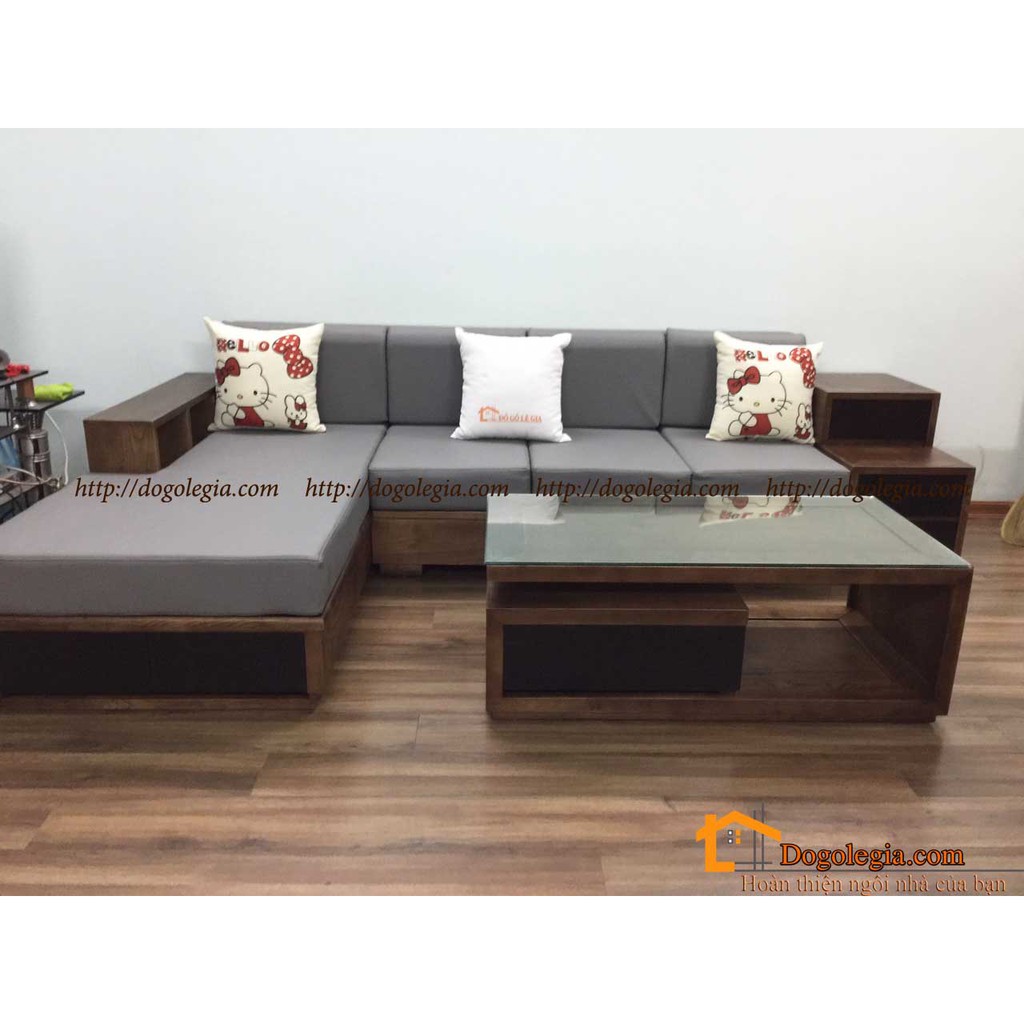 [SOFA GỖ] Đẹp Nhẹ Nhàng Với Sofa Gỗ Đơn Giản LG-SG109