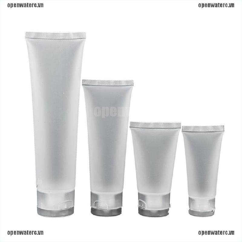 (Hàng Mới Về) Bộ 5 Tuýp Rỗng Trong Suốt Đựng Kem Dưỡng Thể Tích 20 / 30 / 50 / 100ml | BigBuy360 - bigbuy360.vn