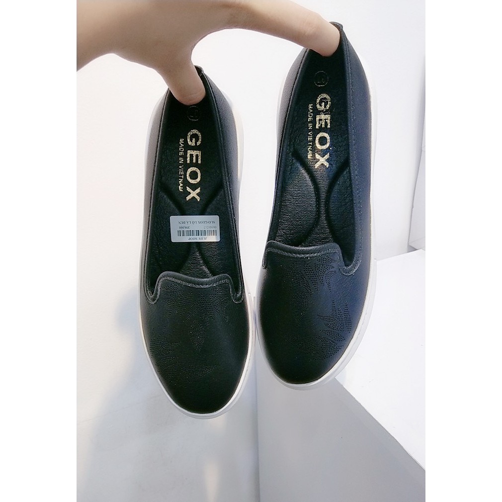 GIÀY SLIPON G E O X LỖ LÁ 005011