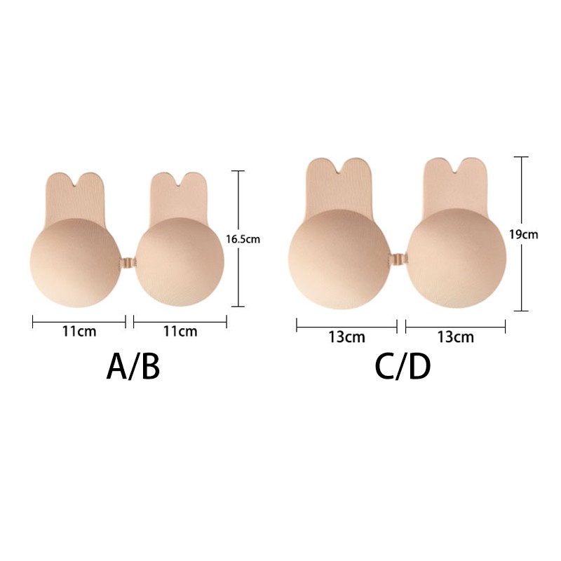 Mieesng dasn nâng ngực tàng hình tự dính thiết kế hình thỏ có thể tái sử dụng dành cho nữ | BigBuy360 - bigbuy360.vn