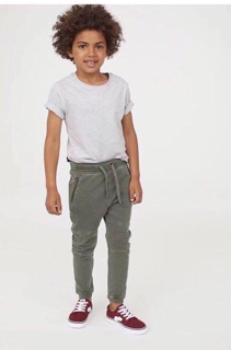 QUẦN JOGGER DA CÁ H&M