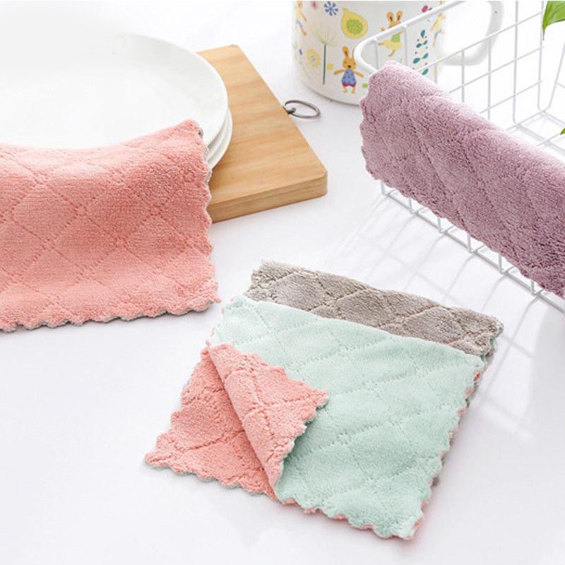 𝑿𝑨̉ 𝑯𝑨̀𝑵𝑮  Set 10 khăn lau bếp siêu thấm tiện lợi, làm bằng vải cotton siêu thấm hút