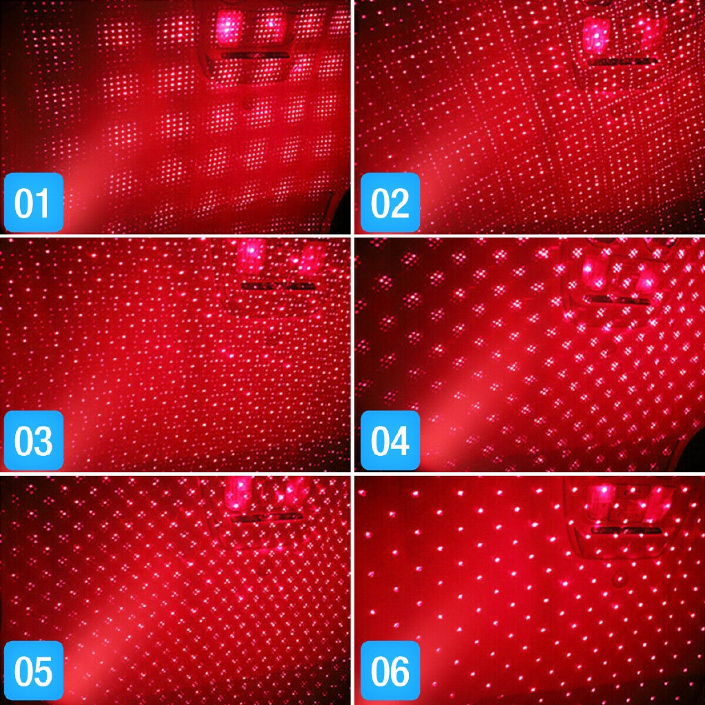 Đèn LED hiệu ứng trời sao trang trí trần xe hơi nối nguồn USB tiện dụng