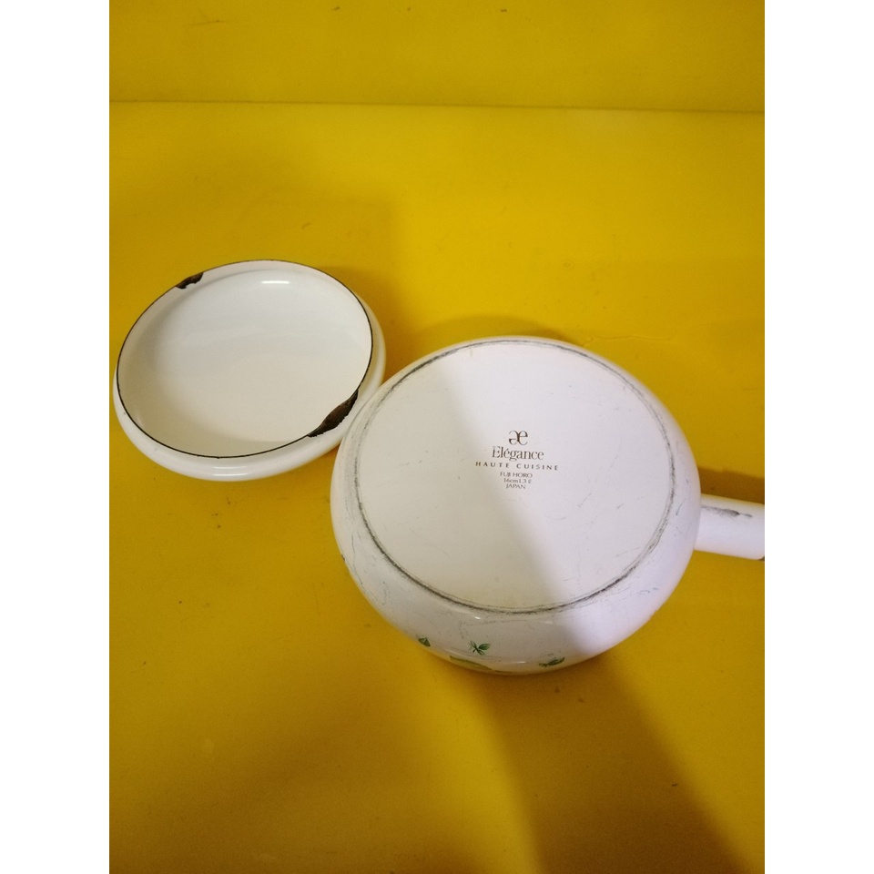 Quánh men nội địa Nhật, size 14cm, cao 7cm , Dùng được bếp từ