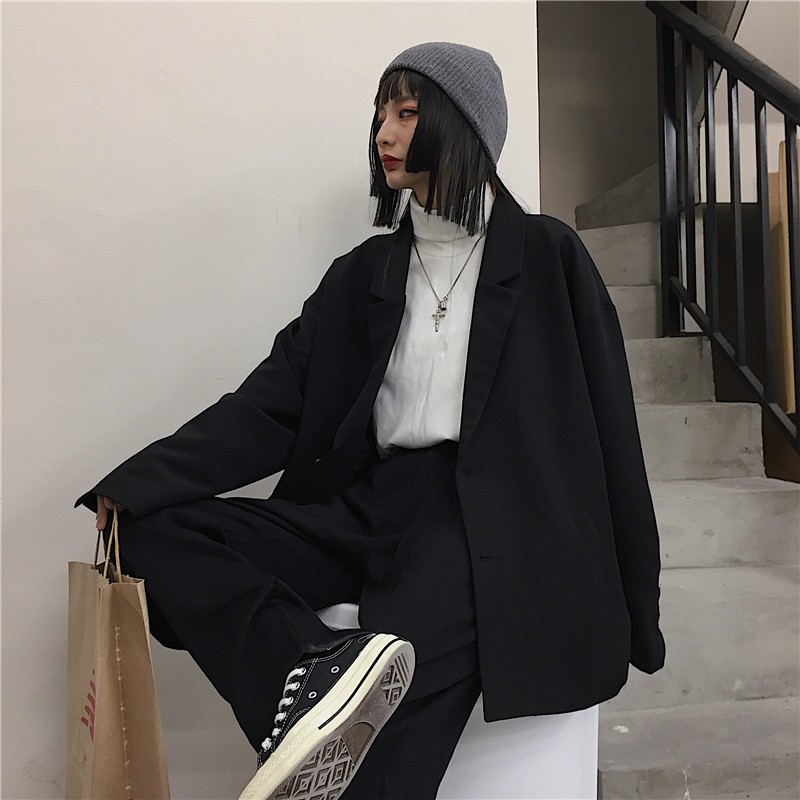 Áo blazer ulzzang form rộng | BigBuy360 - bigbuy360.vn
