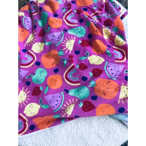 vải thun cotton 2c trái cây