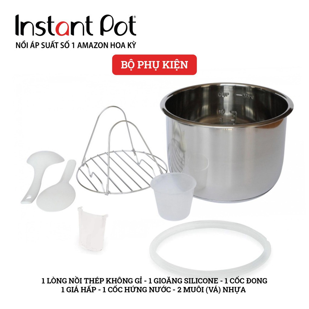 Nồi áp suất đa năng Instan Pot 10 in 1 Bản châu Âu