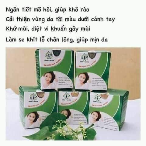 Bột thảo dược trị hôi nách, hôi chân