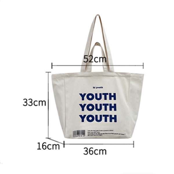 Túi vải túi xách đeo vai có sức chứa lớn cao cấp thiết kế đơn giản thời trang dành cho nữ