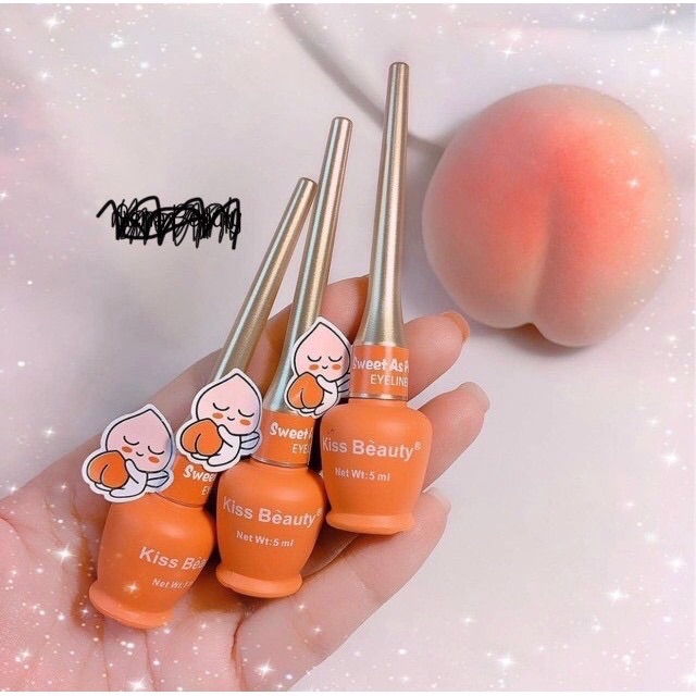 BÚT KẺ MẮT TRÁI ĐÀO  PEACH EYELINE KISS BEAUTY | BigBuy360 - bigbuy360.vn