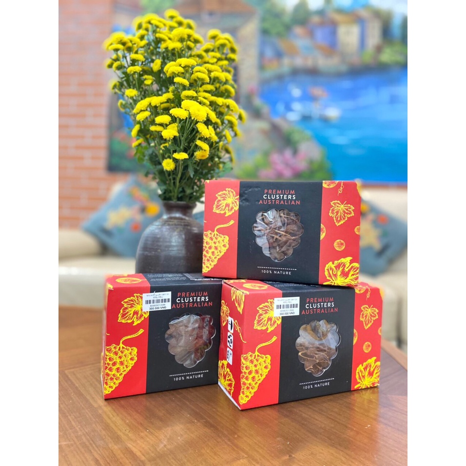 Nho khô nguyên cành nhập khẩu Úc 500g