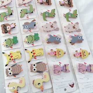 Kẹp tóc mái trẻ em hình thú
