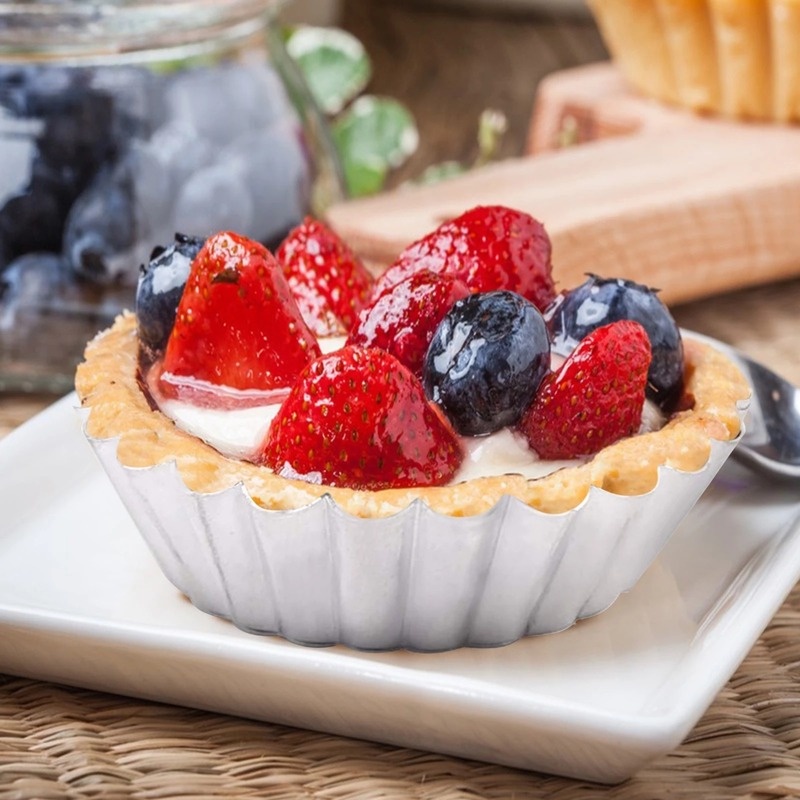 Set 10 Khuôn Kim Loại Không Dính Dùng Làm Bánh Trứng DIY