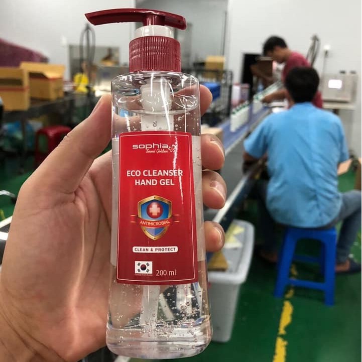 Gel rửa tay khô Eco Cleanser Hand Gel Sophia Seoul Golden 200ml | BigBuy360 - bigbuy360.vn