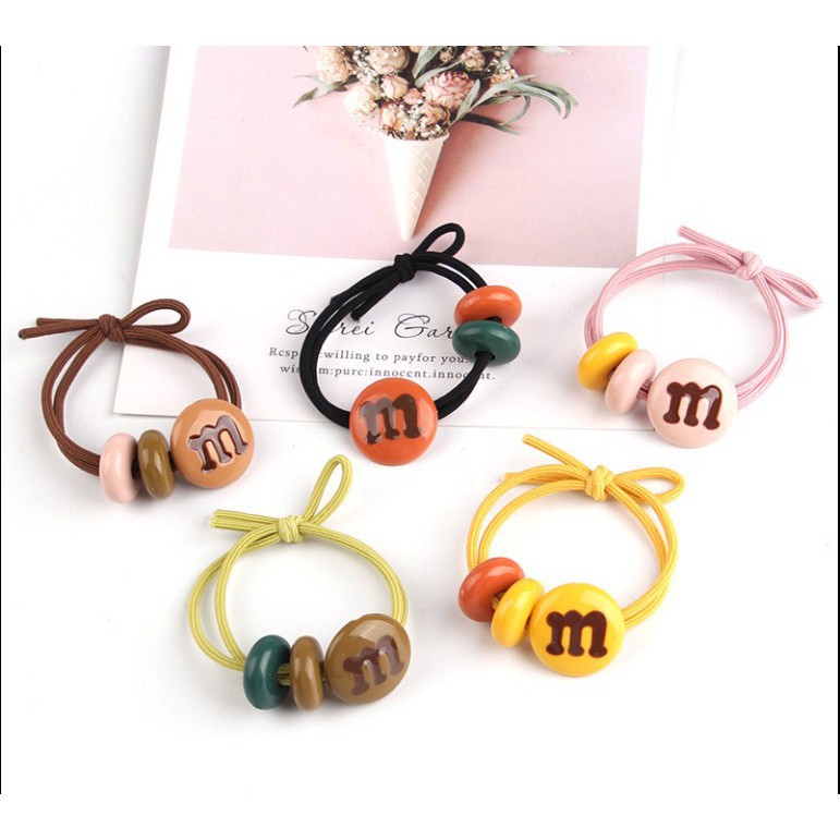 Dây buộc tóc hình chữ M siêu đẹp cho nữ - Duonghieu6789