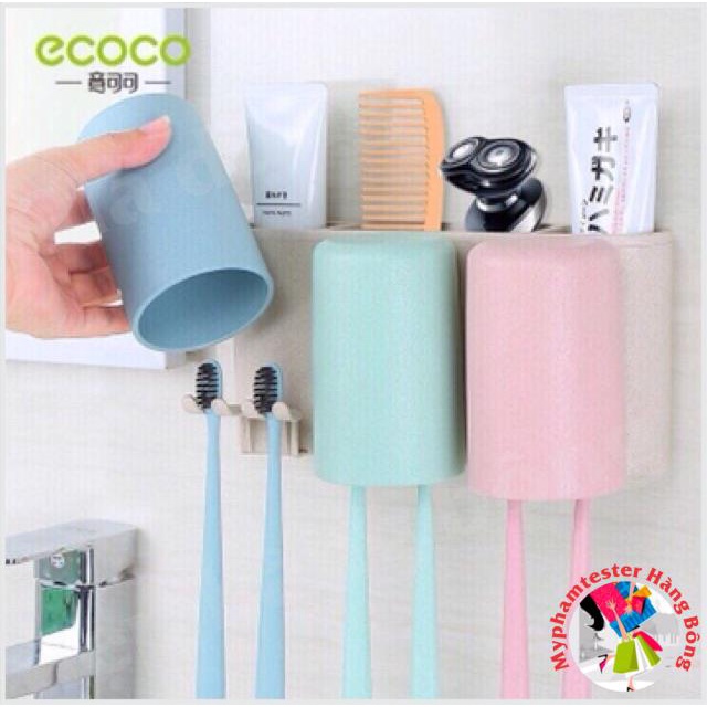 (Ecoco SIÊU RẺ) Kệ cắm chải lúa mạch Ecoco kèm cốc