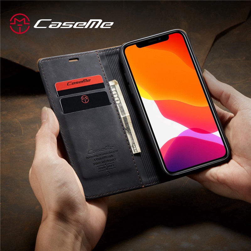 Mới Bao Da Điện Thoại Dạng Ví Nắp Lật Có 5 Màu Cho iphone 15 pro max 15 pro 15 14 pro max 14 pro 14 13 pro max 13 Giá Đỡ