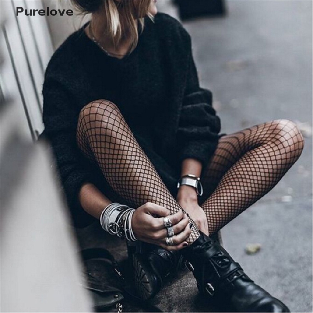 (Purelove) Vớ Lưới Cá Màu Đen Với Kích Thước Bán Chạy Nhất