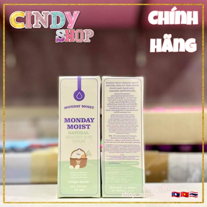 Monday Moist Natural Healthy Skin Serum 15 ml.》》 hàng chính hàng《《serum Se khít lỗ chân lông .