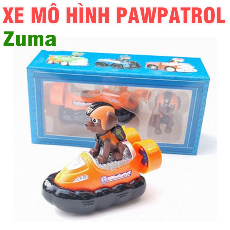 Mô hình pawpatrol chú chó cứu hộ mini bằng kim loại đồ chơi trẻ em
