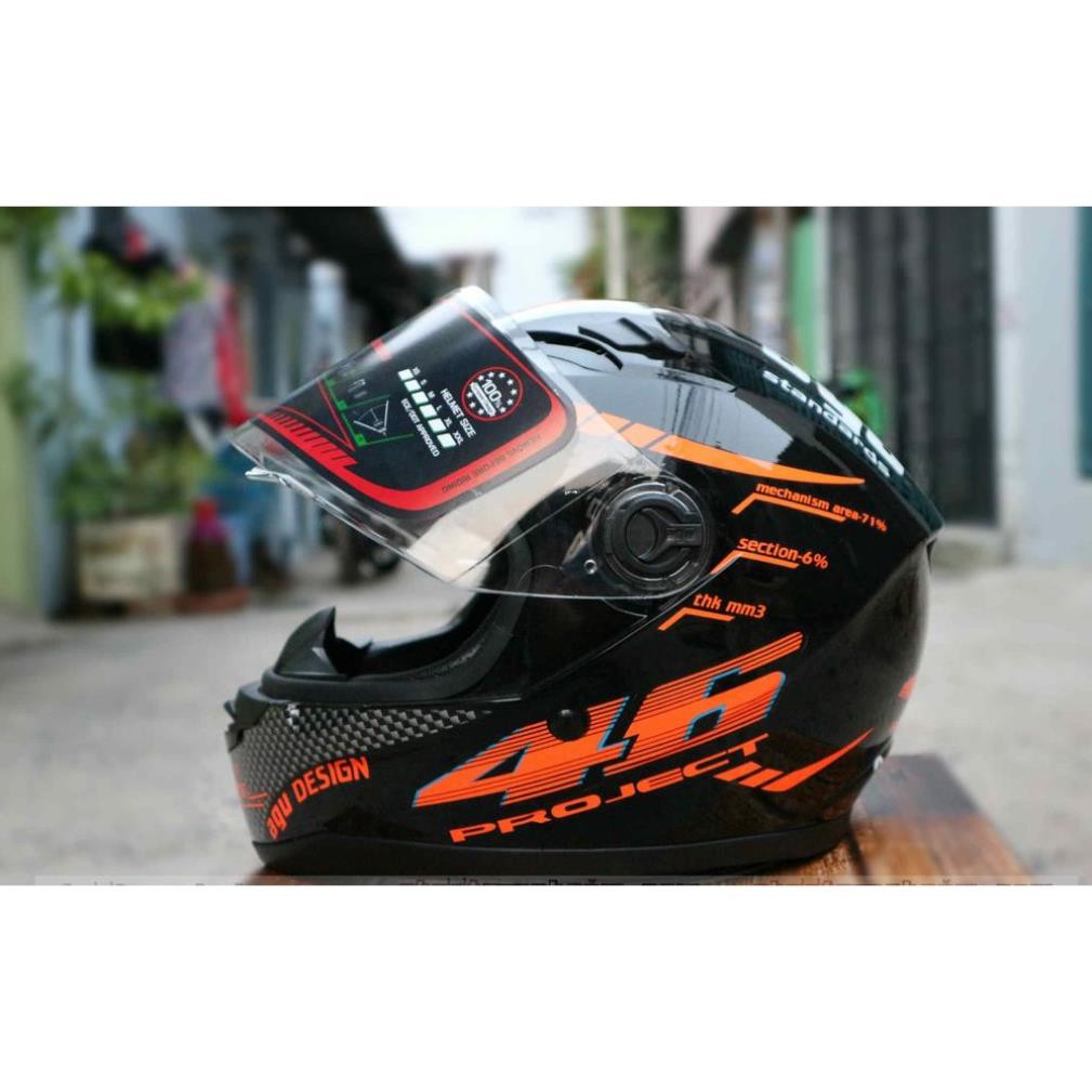 Mũ Bảo Hiểm FullFACE AGU TEM 46 PRO