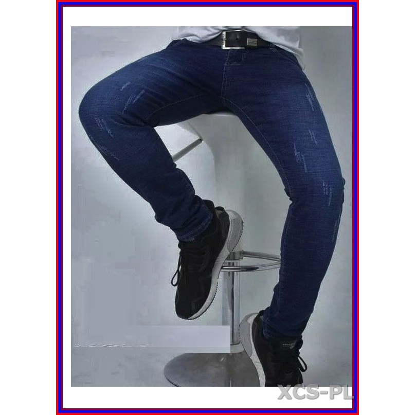 Quần jean nam XANH ĐẬM CÀO XƯỚC cực chuẩn cao cấp  không xù lông, không ra màu, chất giãn tốt 203-U3-11