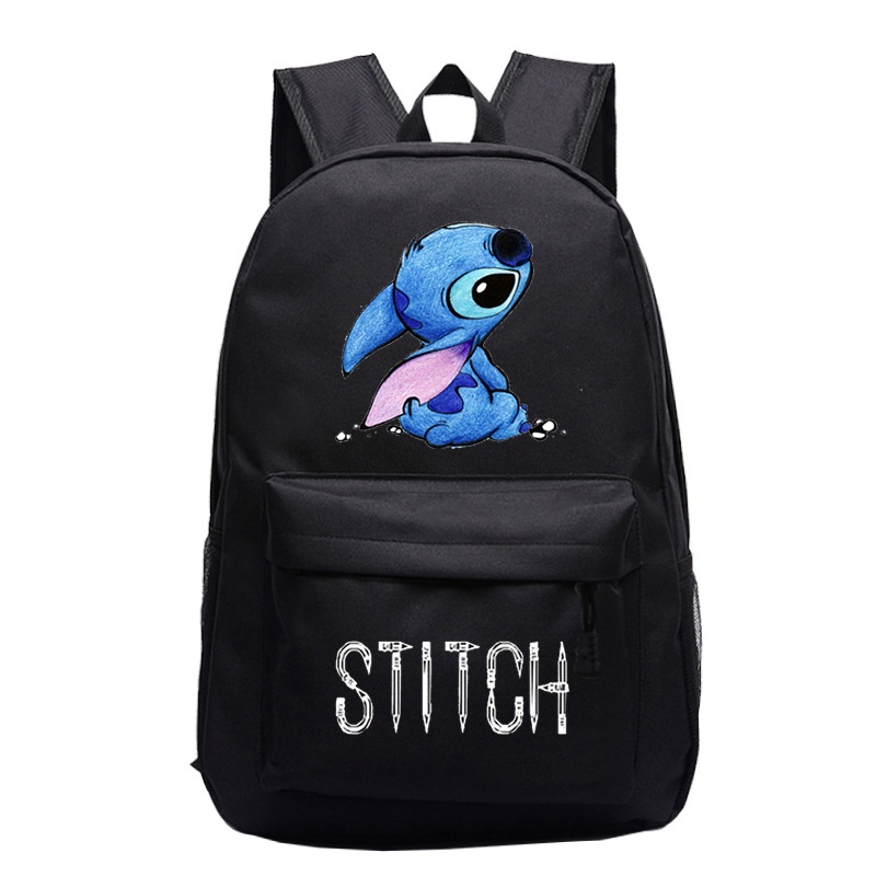 Ba Lô Đi Học / Du Lịch In Hình Stitch Dễ Thương Cho Nam Và Nữ