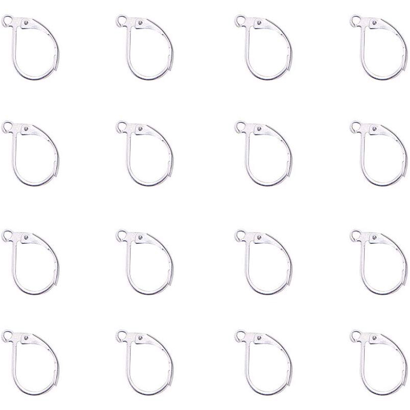 Set 10~50 Chiếc Bông Tai Mạ Vàng 24k Bằng Thép Không Gỉ Nhiều Màu Sắc Thời Trang