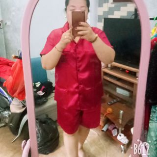 Bộ pijama lụa trơn big size