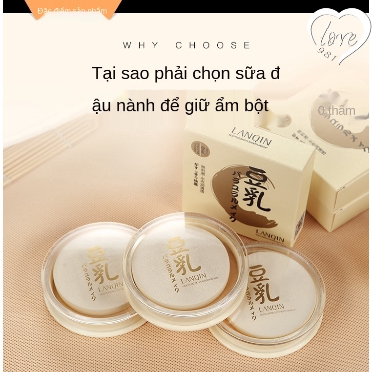 [Hàng mới về] Phấn phủ che khuyết điểm dưỡng ẩm kiểm soát dầu phong cách Nhật Bản dành cho trang điểm