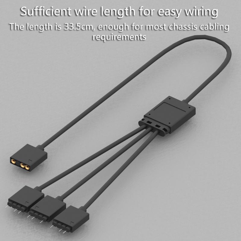 Dây Cáp Chữ Y Chia 1 Ra 3 Cổng ARGB LED 3 Pin 5V