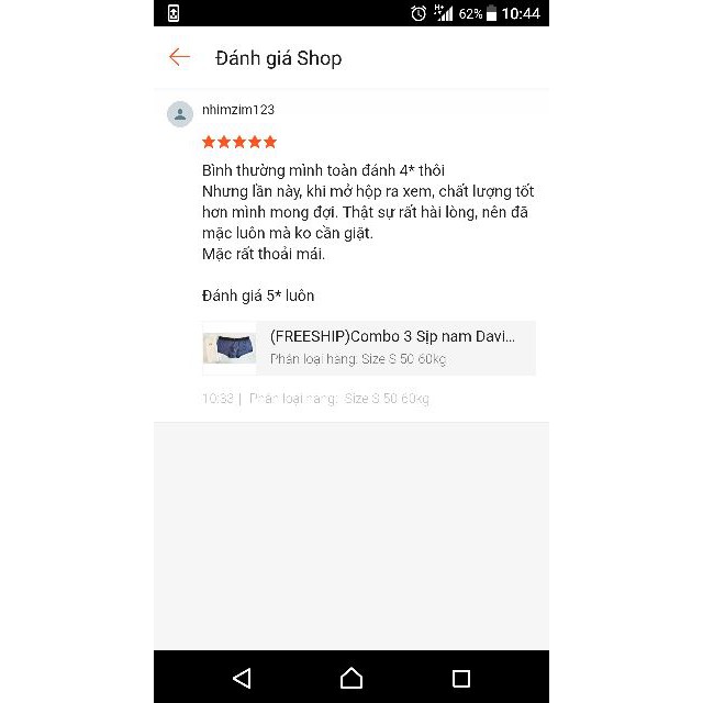 Combo 3 Sịp nam David Beckham , quần lót nam, sịp đùi nam