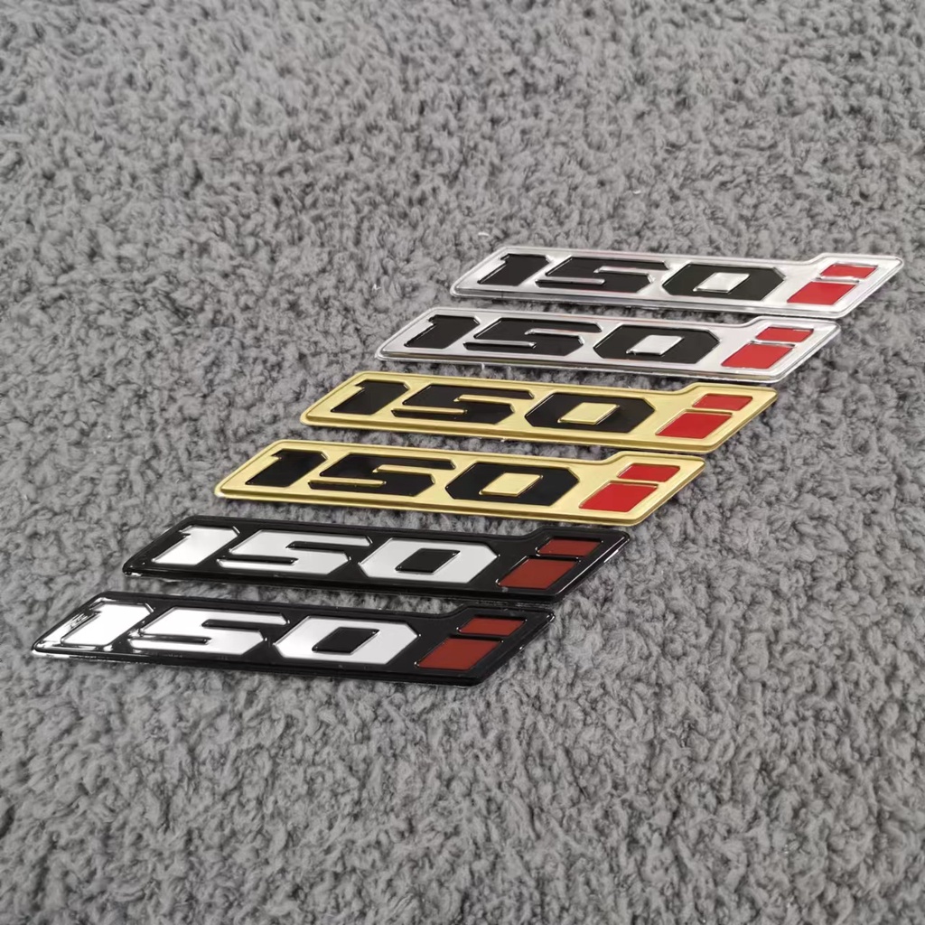 1 Cặp Chữ 3D Tem Chữ nổi Click 125i 150i Logo xe máy Emblem