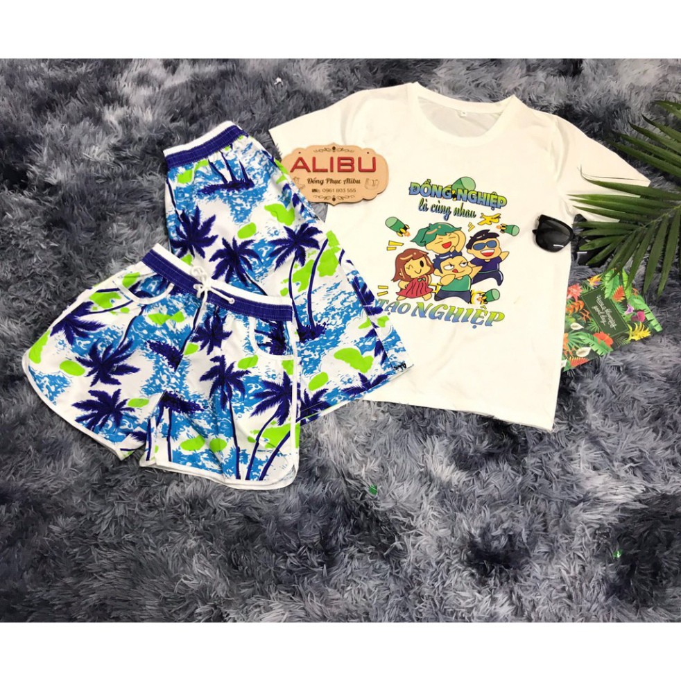 [Giá 4x Cotton] Áo Thun Đồng Phục Đi Biển Gia Đình, Team Building Công Ty, Đi Bơi | BigBuy360 - bigbuy360.vn