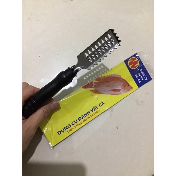 Dụng cụ đánh vảy cá bằng inox - dụng cụ lóc vảy cá