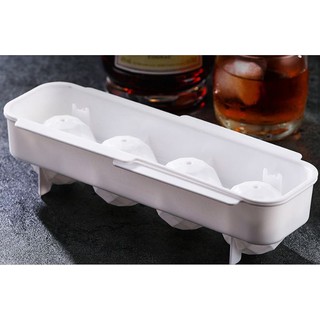 Khay làm đá viên tròn cao cấp (2 size)