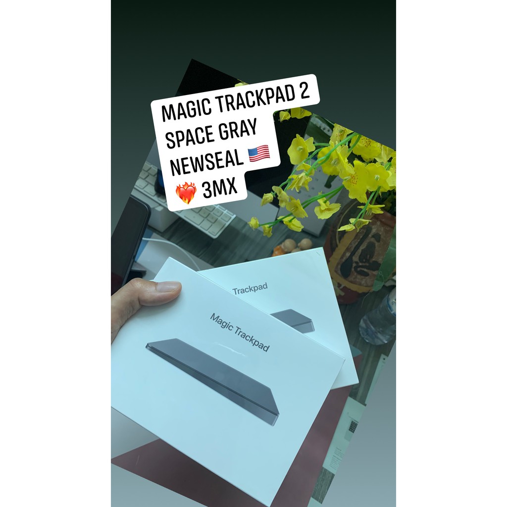 Magic trackpad 2 Mới 100% Nguyên seal, màu trắng và xám không gian( Space Gray)